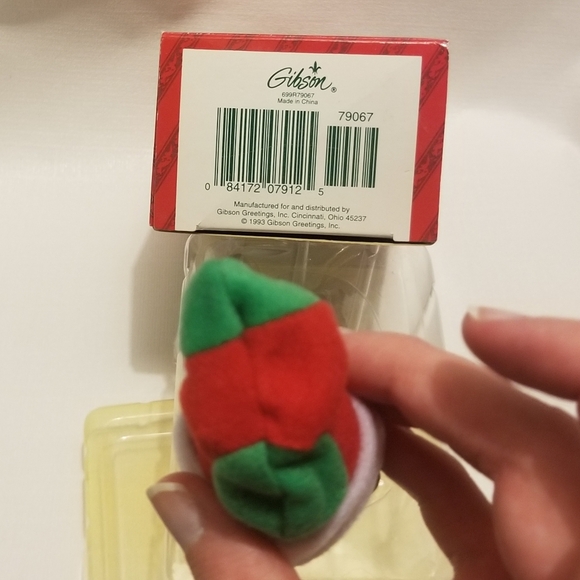 1993 EUC puppy stocking ornament w GUC original box - Picture 7 of 7